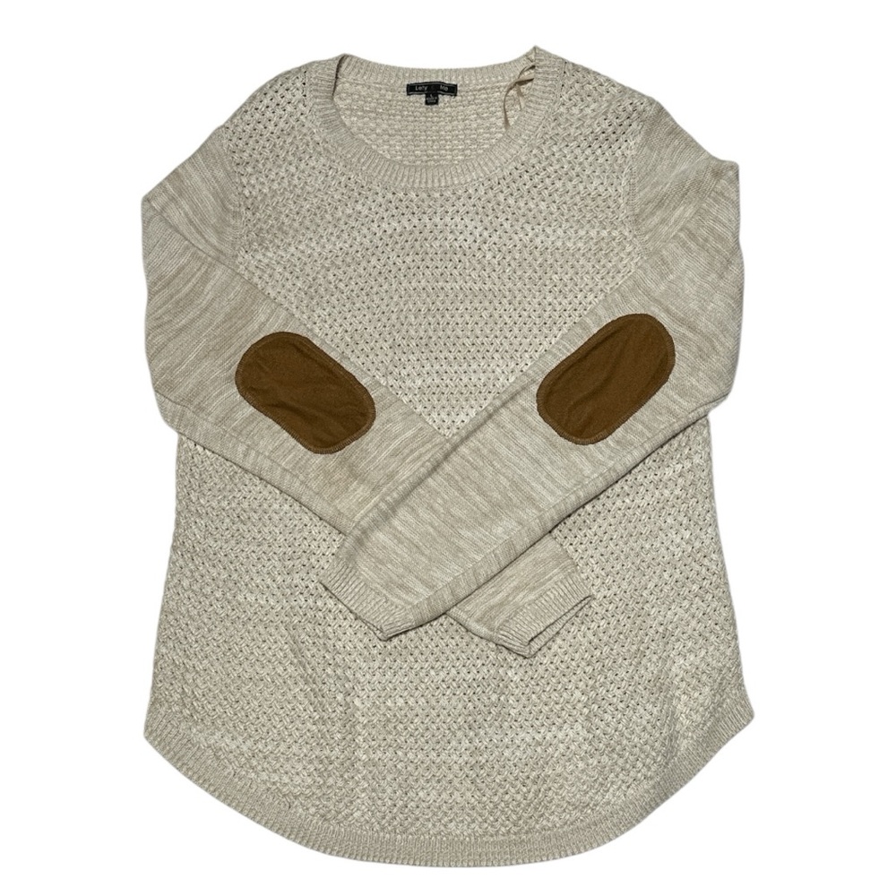 Lety & Me Elbow Patch Sweater